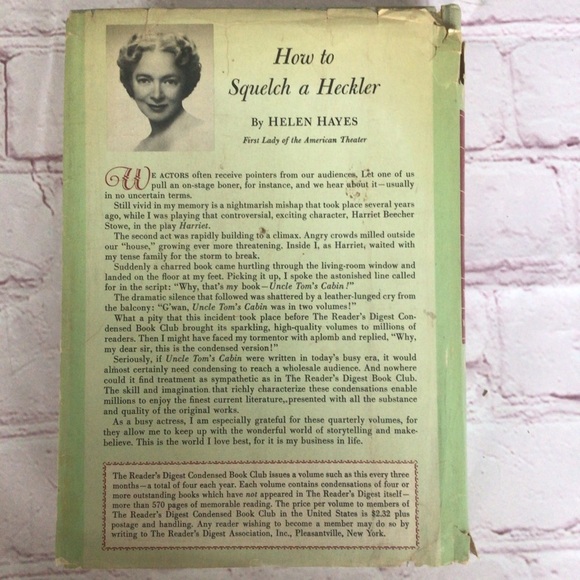 Reader’s Digest Condensed Books Winter 1959 Hardcover Book - Picture 2 of 3